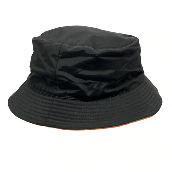 Auth HERMES - Black Nylon Hat - Picture 4 of 9